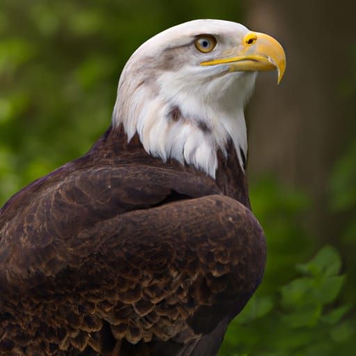 American Bald Eagle in Sharp Focus