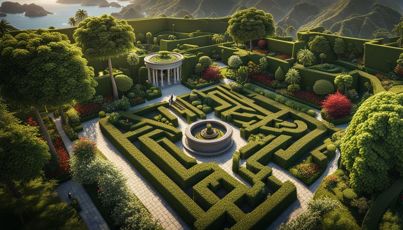 Elaborate garden