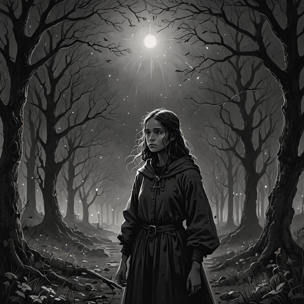 Poem Illustration: Light and Darkness