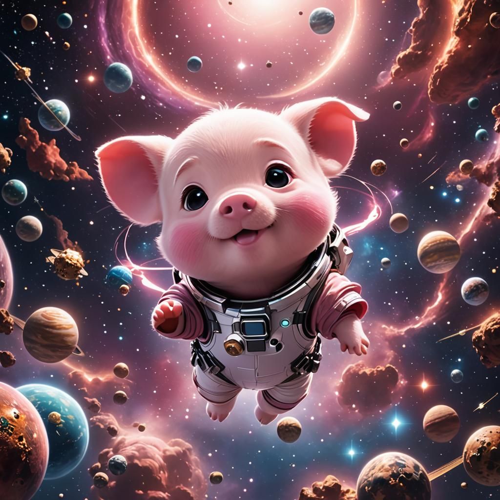 Piglet in Space