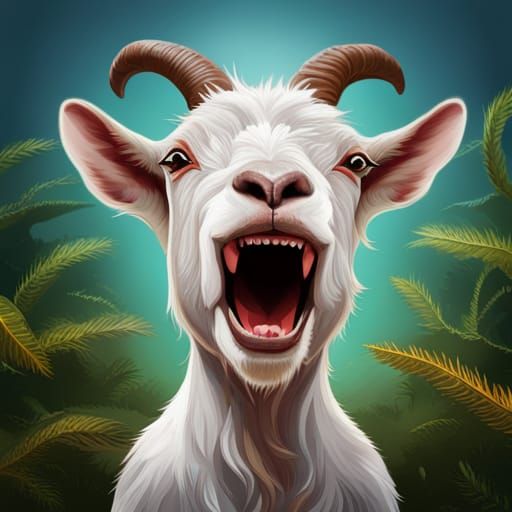 Screaming Goat Generated by AI