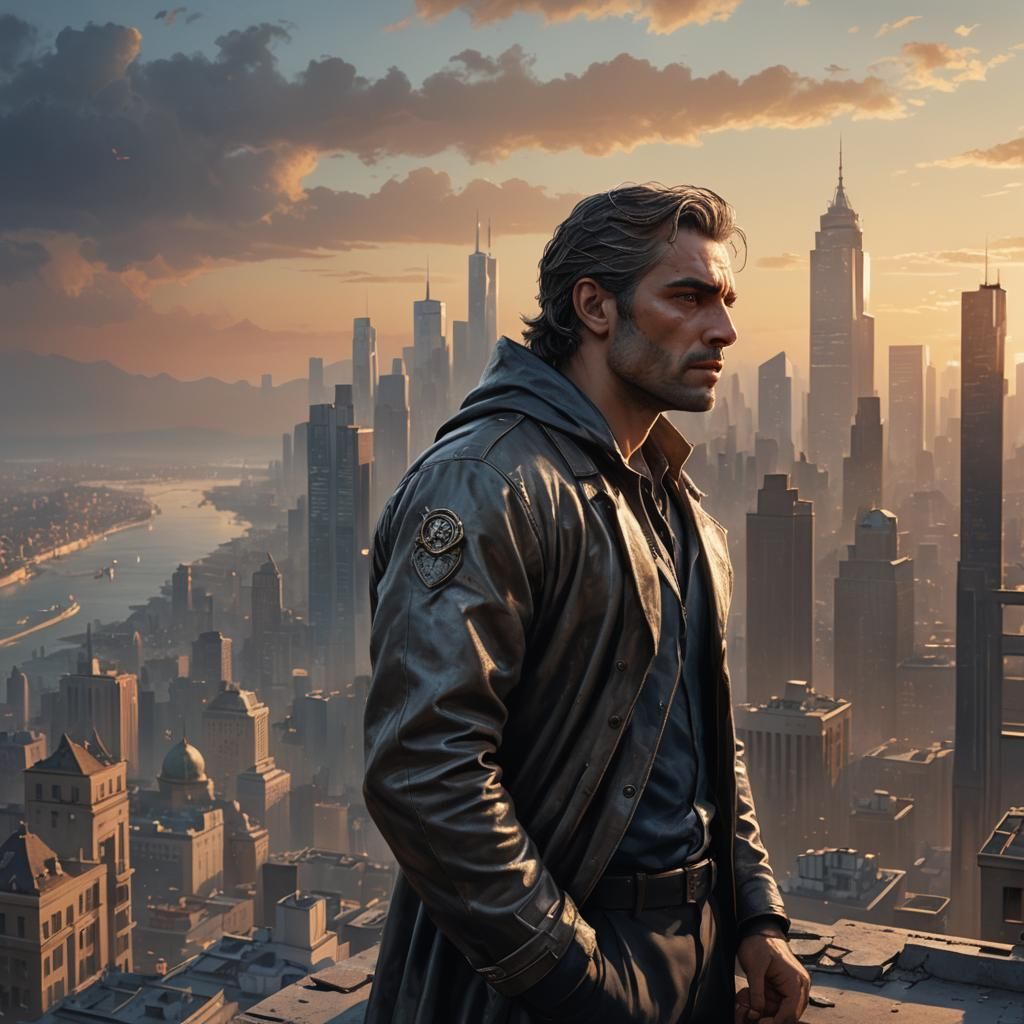 Maximiliano's Dawn: Hyperrealistic Hybrid Form Concept Art