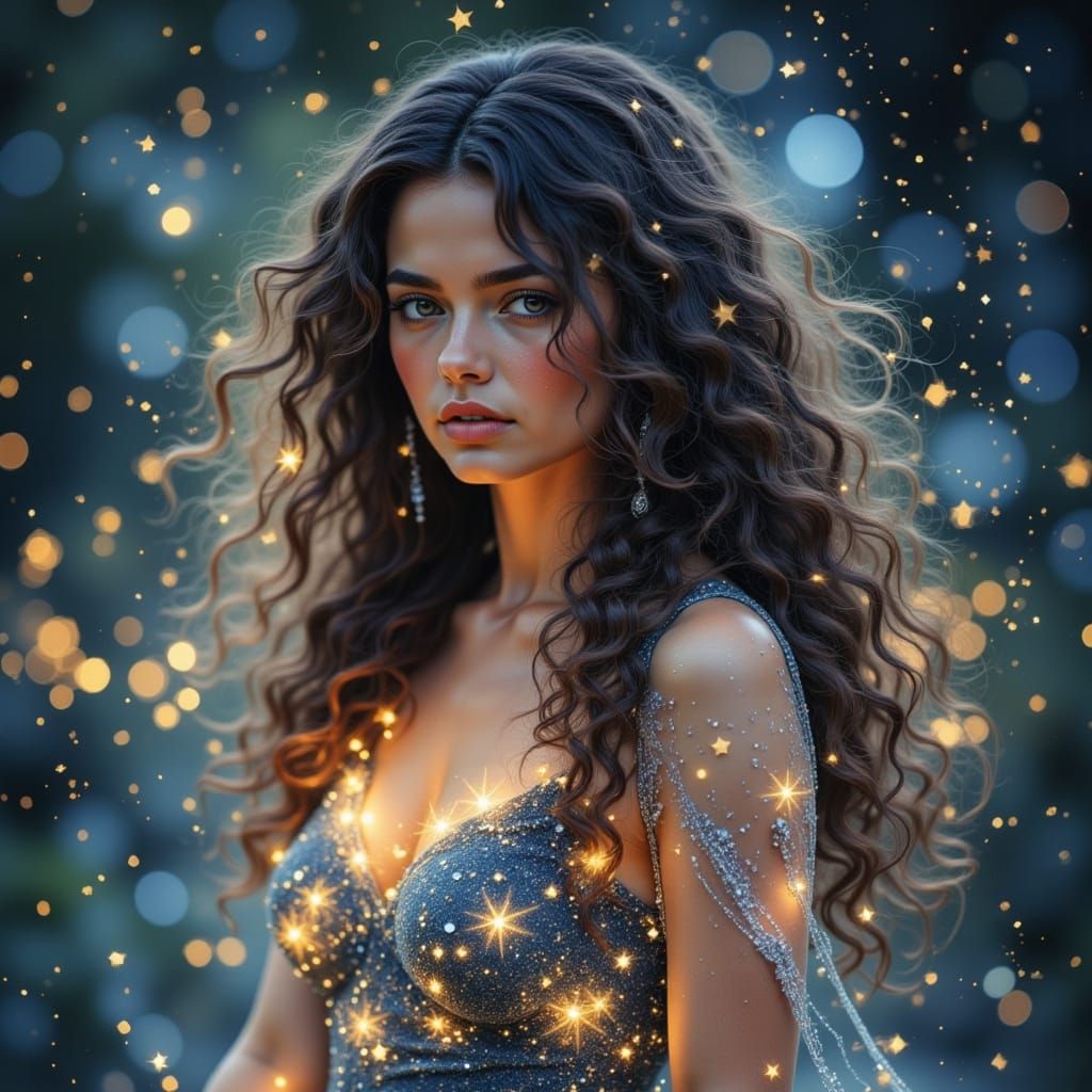 Ethereal Goddess of the Cosmos