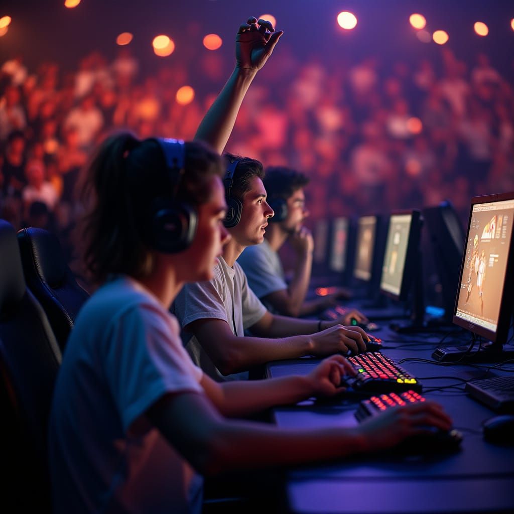 Champions in the Glow of Victory