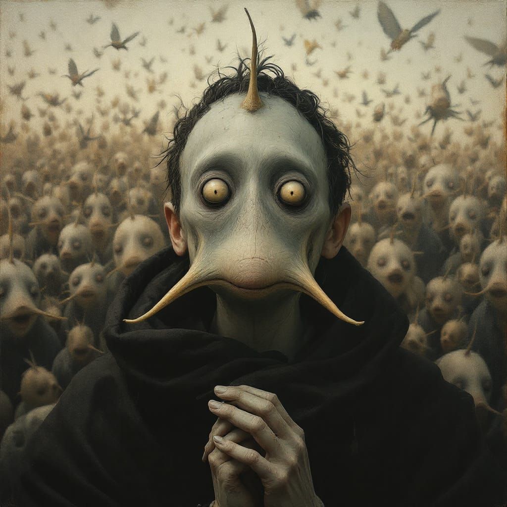 Guernica Figures in Hall of Creatures, Hyperrealism