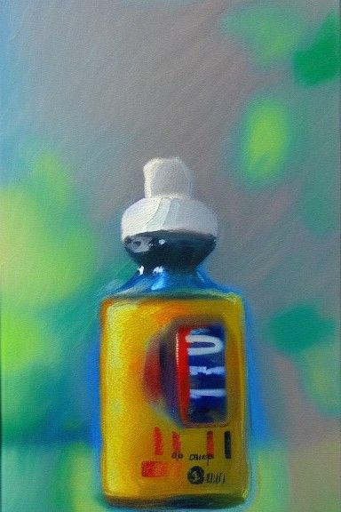 Evocative Oil Painting on the Theme of Safety