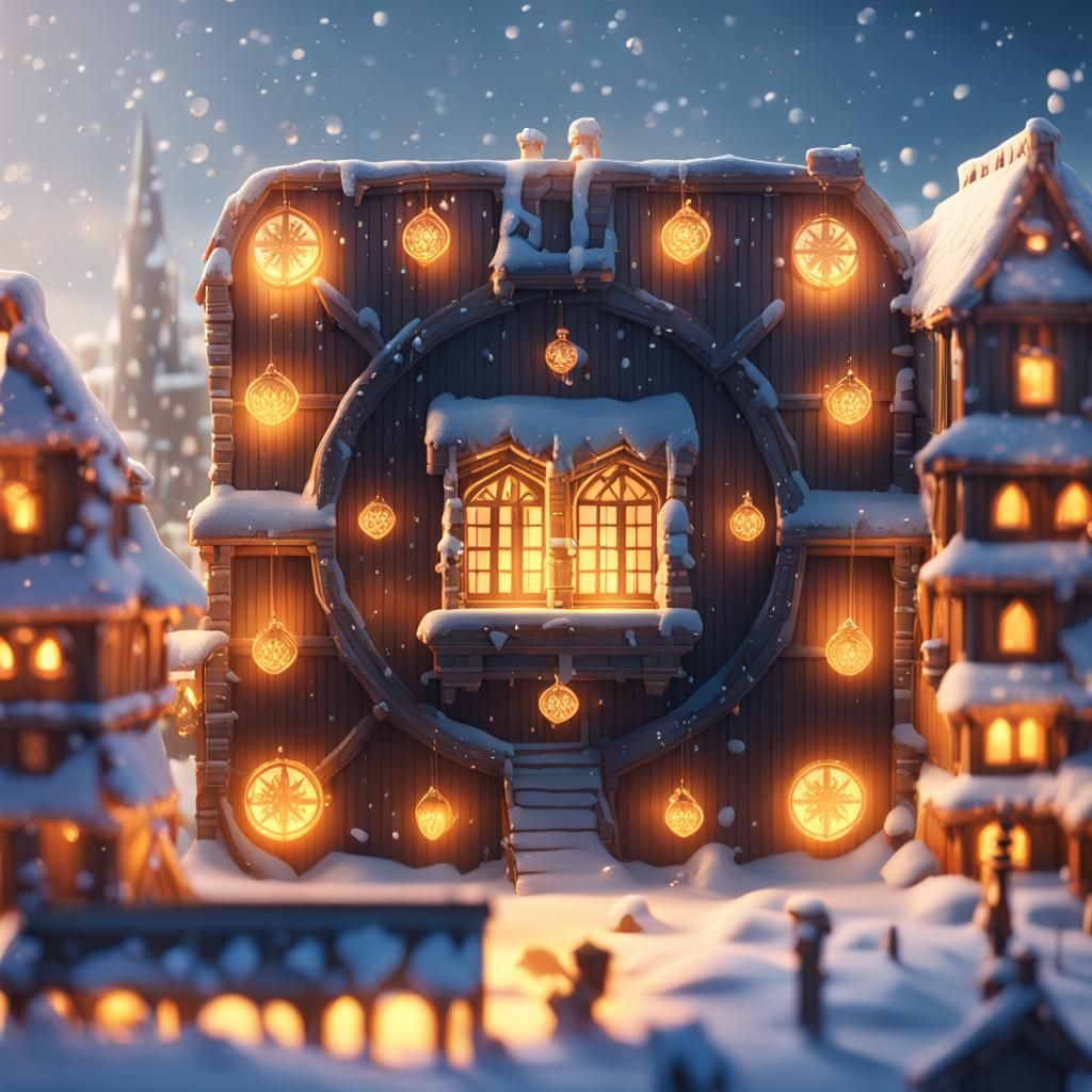 Whimsical Winter Wonderland Castle