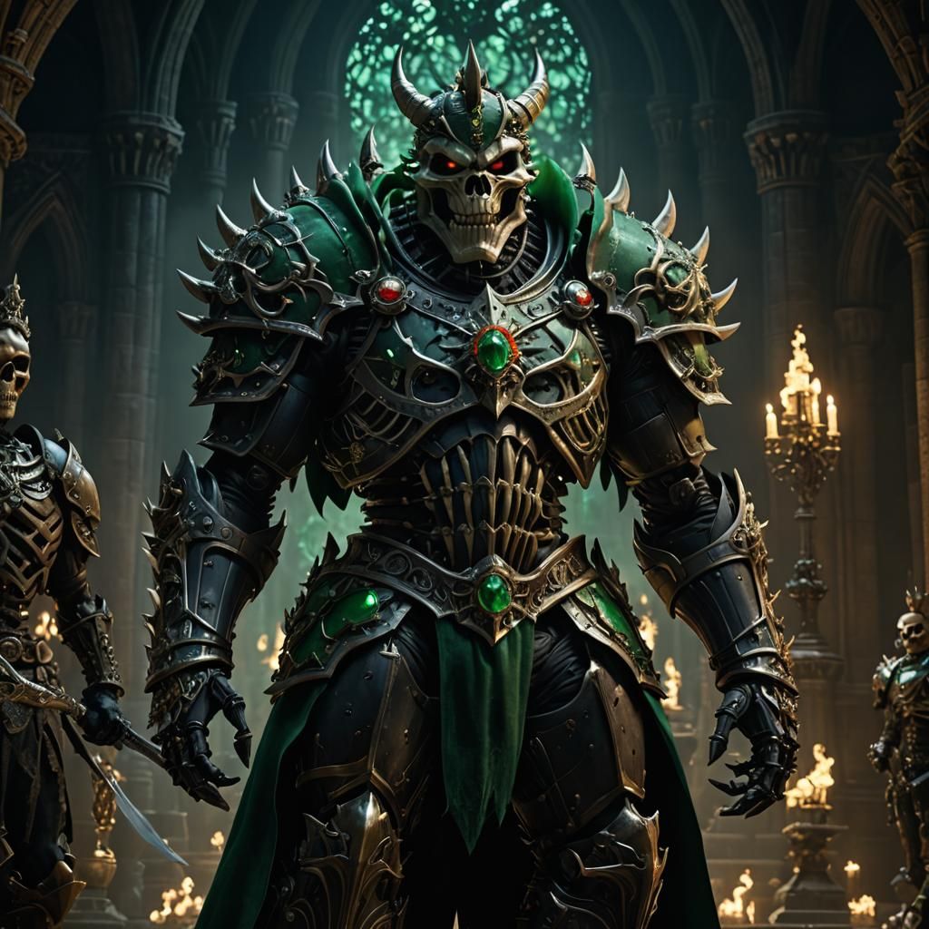 Bowser as Fearsome Skeleton King in Gothic Hall