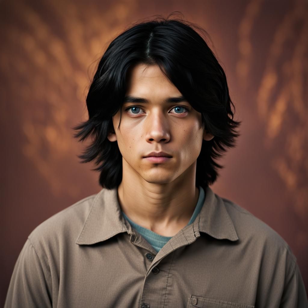 Nervous Teen Portrait with Studio Lighting