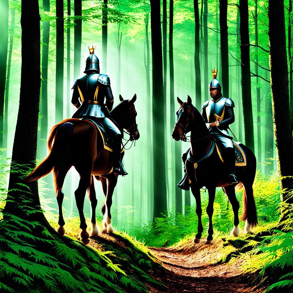 Two Knights in a Forest
