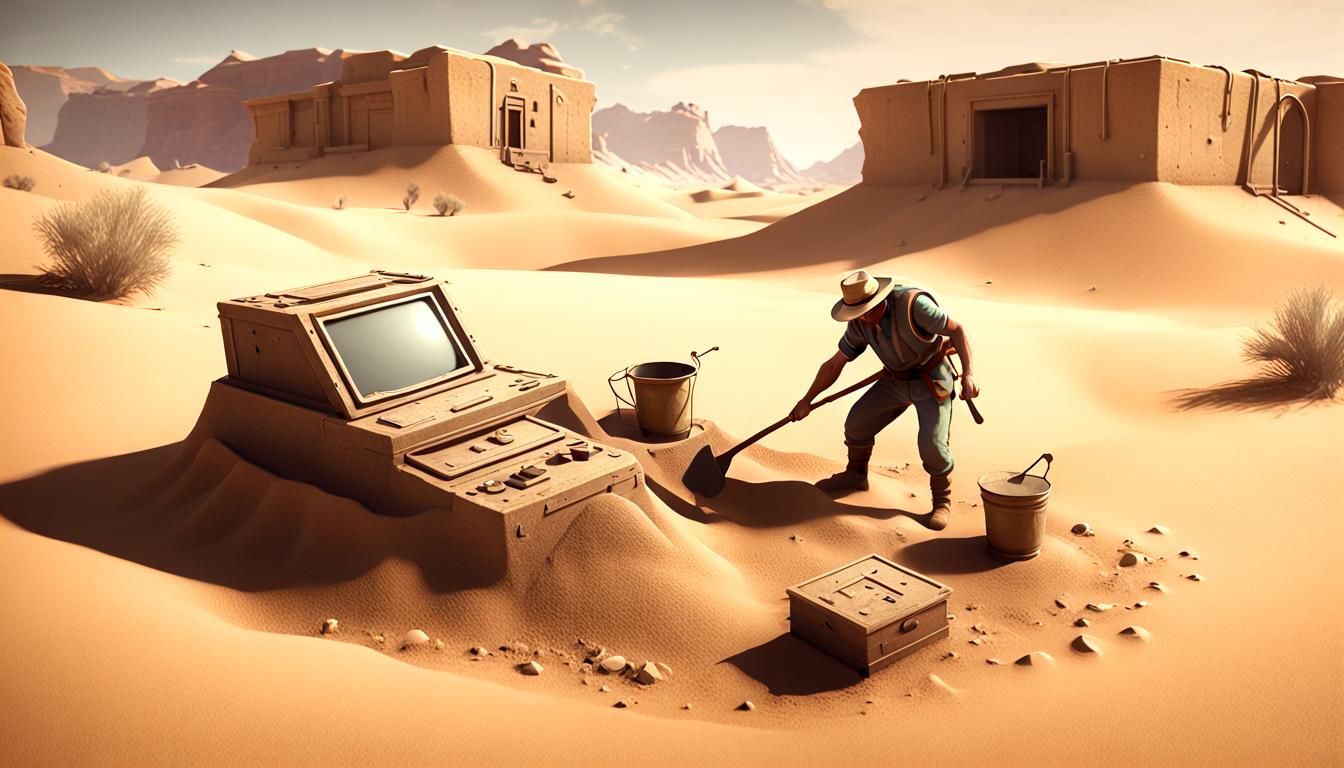 Archeologists Discover Ancient TV in Desert Sand