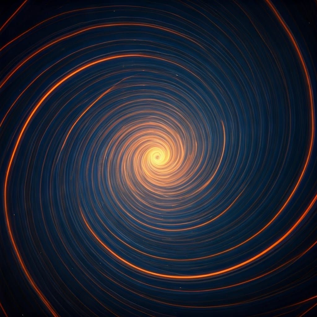 Cosmic Vortex in a Celestial Expanse