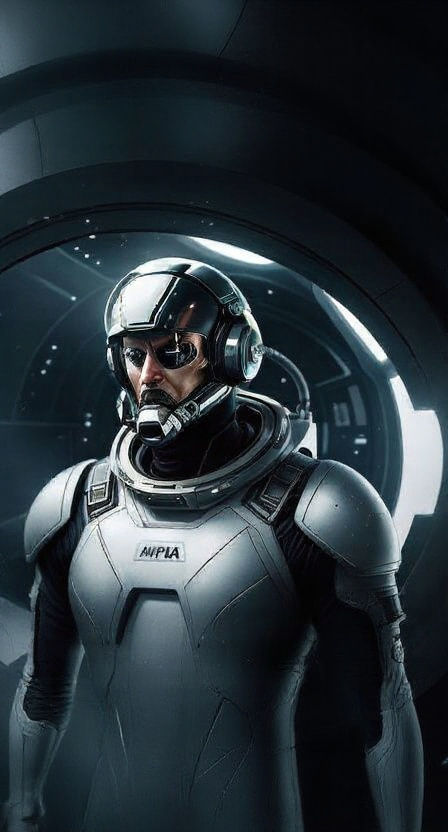 Photorealistic Spaceman in Volumetric Light: Hyperrealism at...
