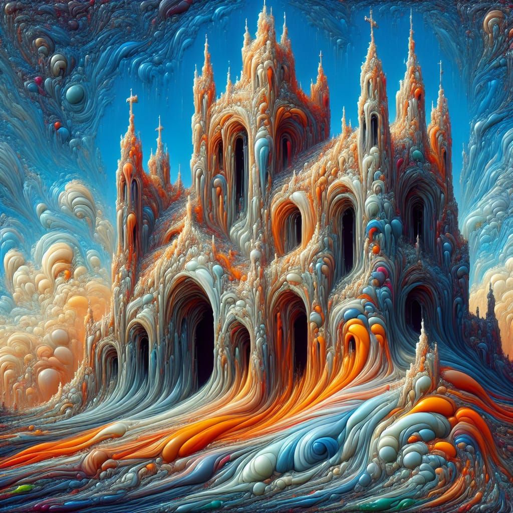 Monolithic Rock-Hewn Church with Copper-Cerussite Gradient