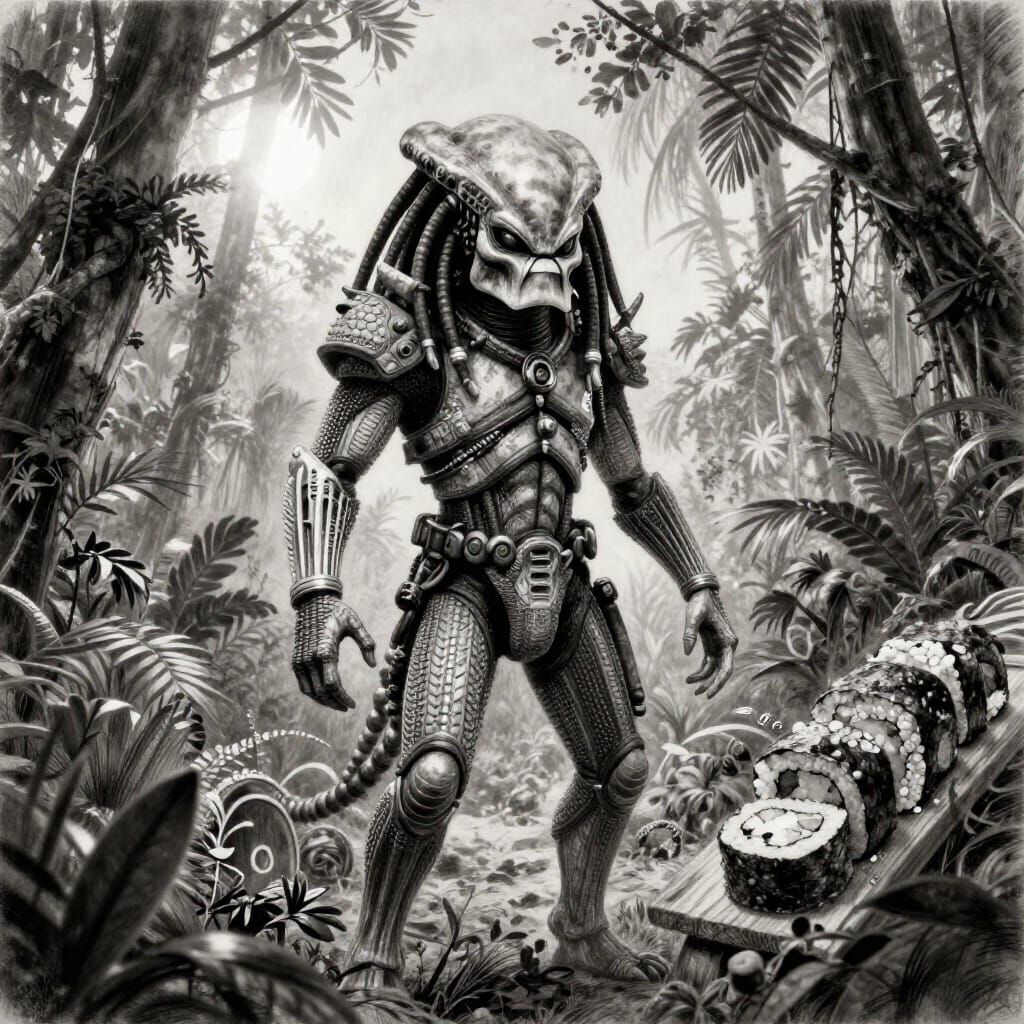 Sushi Predator Lurks in Dense Amazon Rainforest