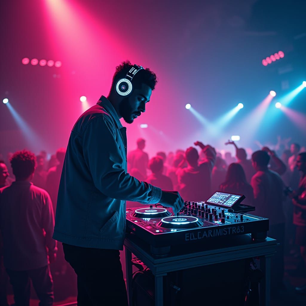 DJ Alok in Nightclub, Ash Thorp Style