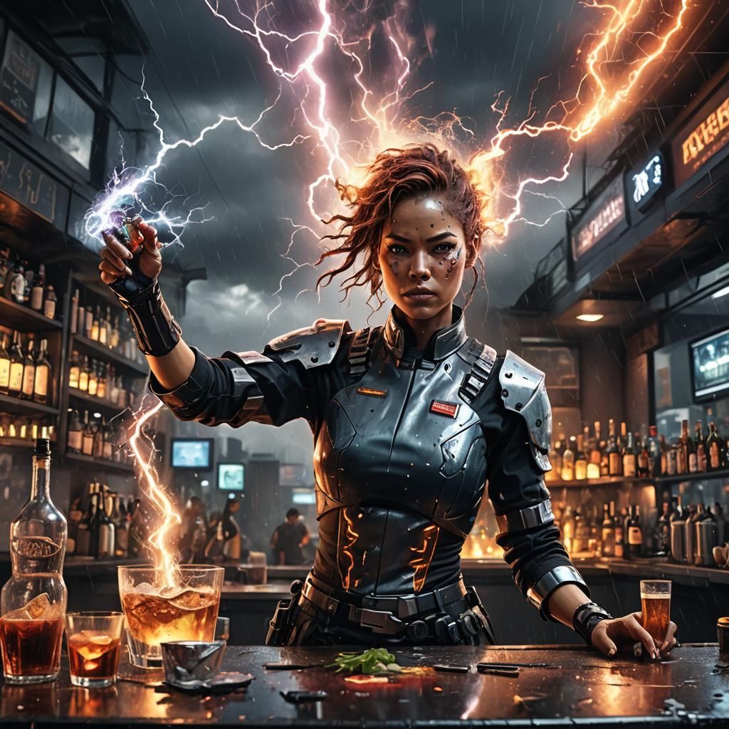 Bar Storm and Thunder 🍹🍸🍶🏮🍾🥃⚡