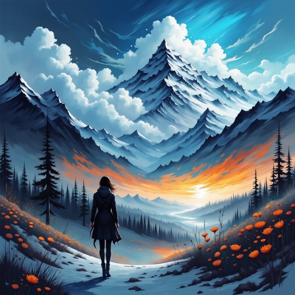 Ethereal Tears Fall on Barren Ground