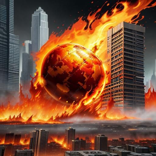 Fiery End: Graffiti Art of a Burning Metropolis