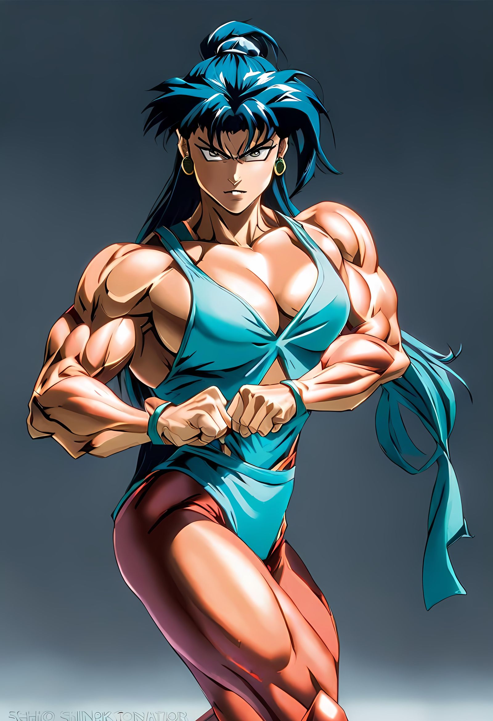 Anime Bodybuilder as Yu Yu Hakusho Character