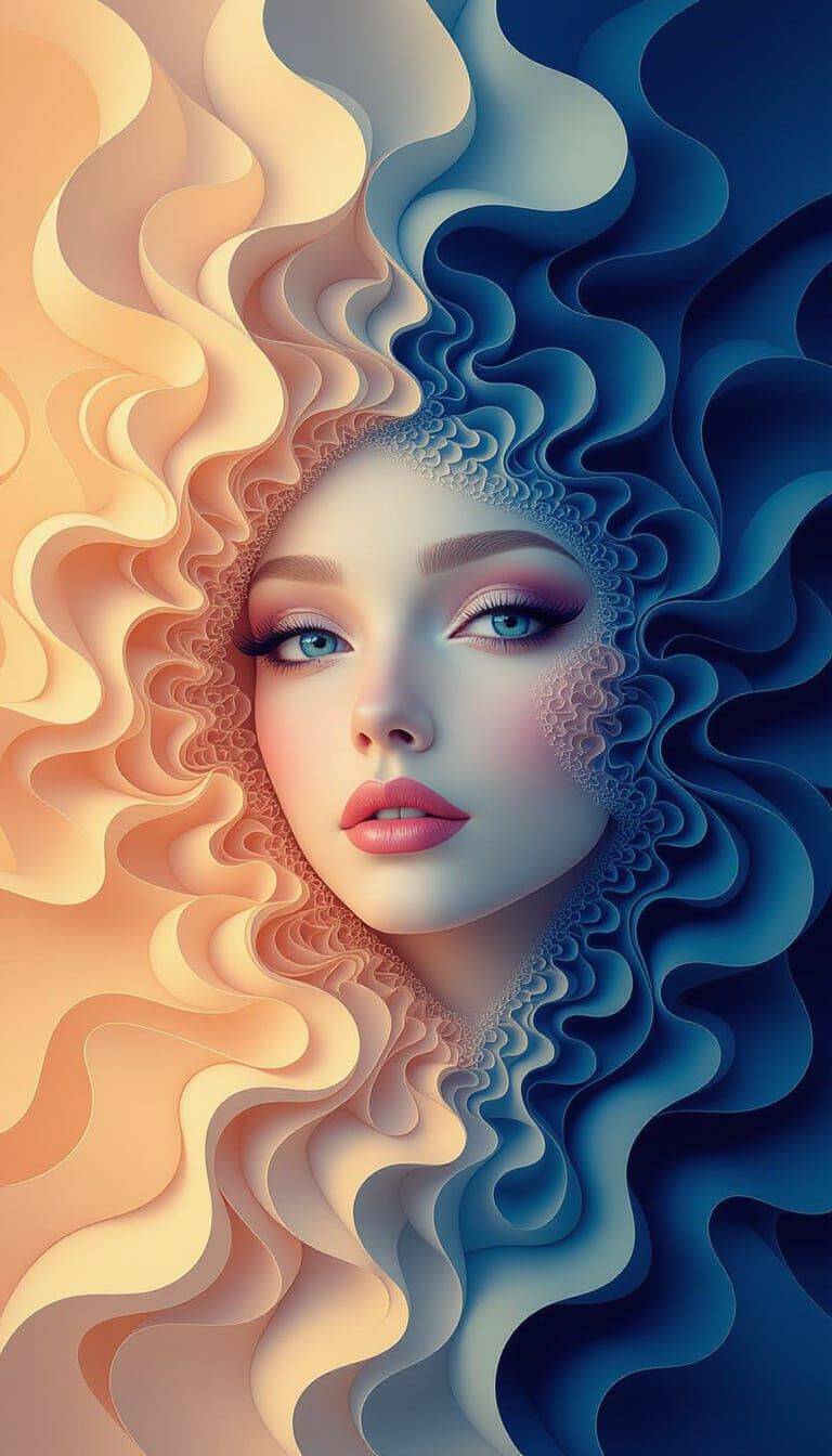 Enchanted Abstract Fractal in Ultra-High Definition