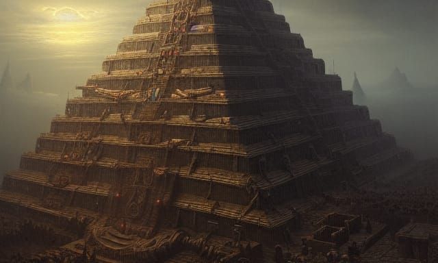 Aztec Sacrifice Ritual: A Dramatic Digital Painting