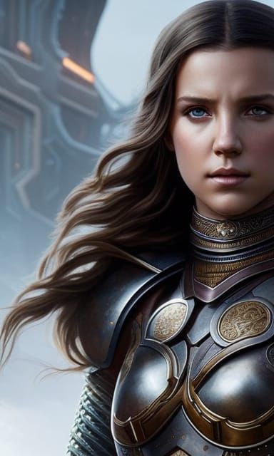 Millie Bobby Brown as Warrior girl 21