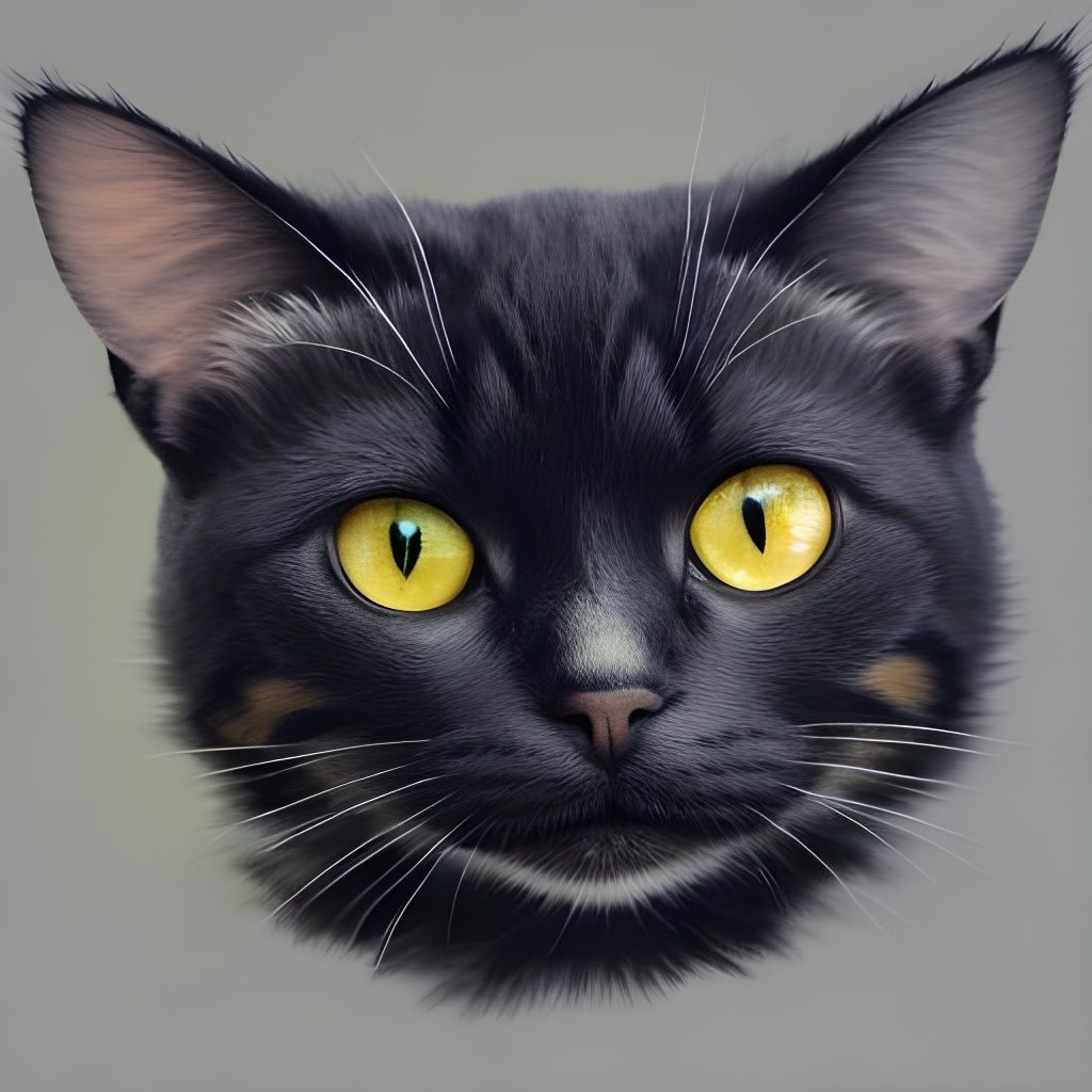 Cat with Third Eye: An AI Generated Image