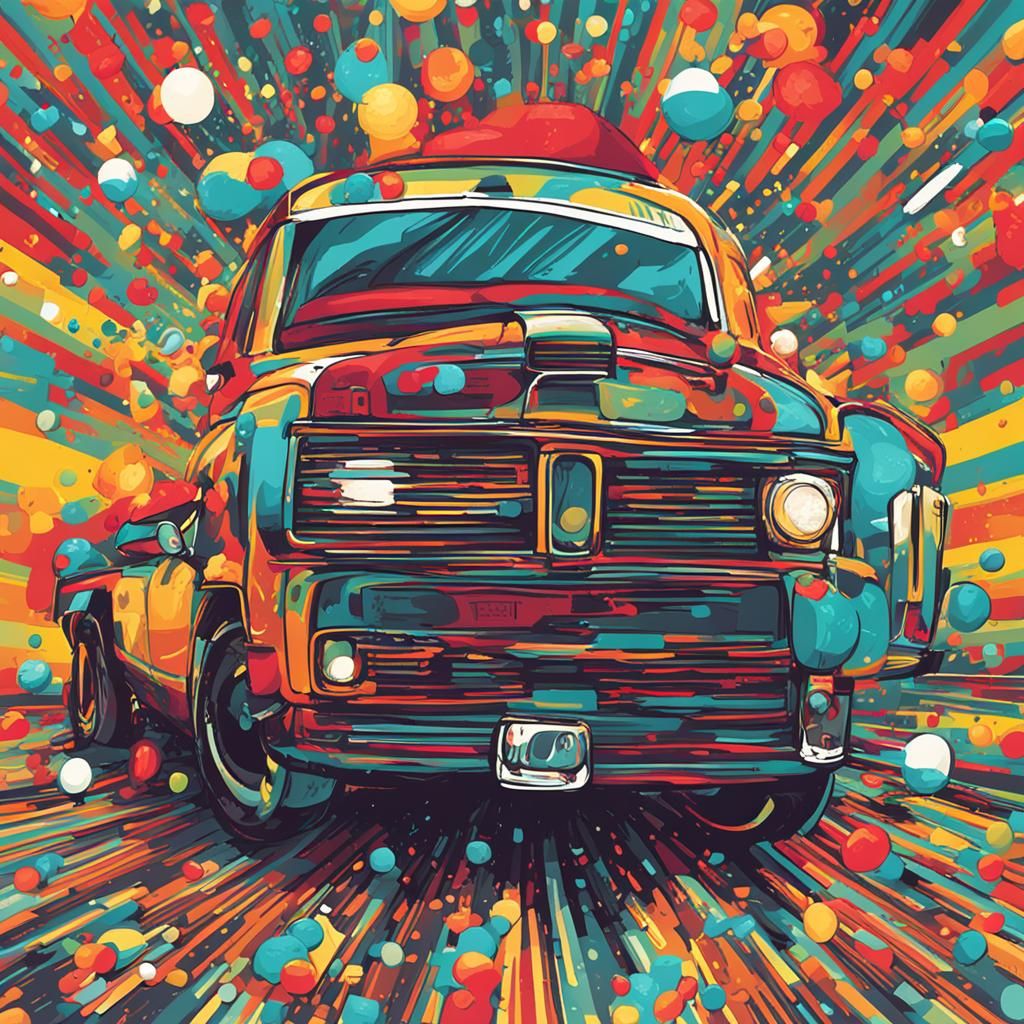 Abstract Image Generated from Random Input