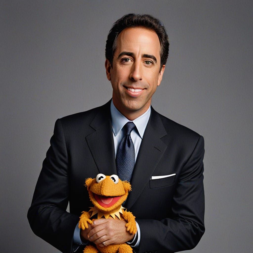 Muppet Version of Jerry Seinfeld Portrait