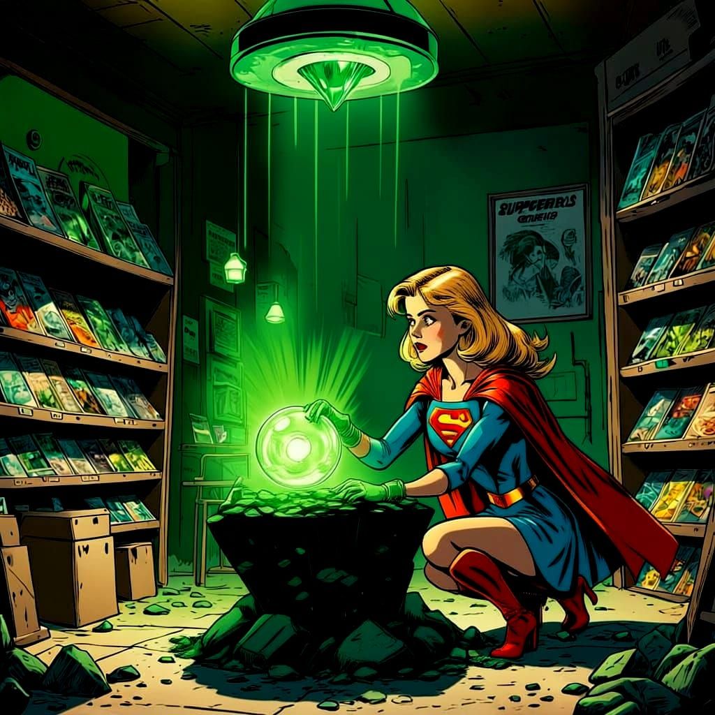 “Supergirl Who Was Tricked by Lex Luthor!”