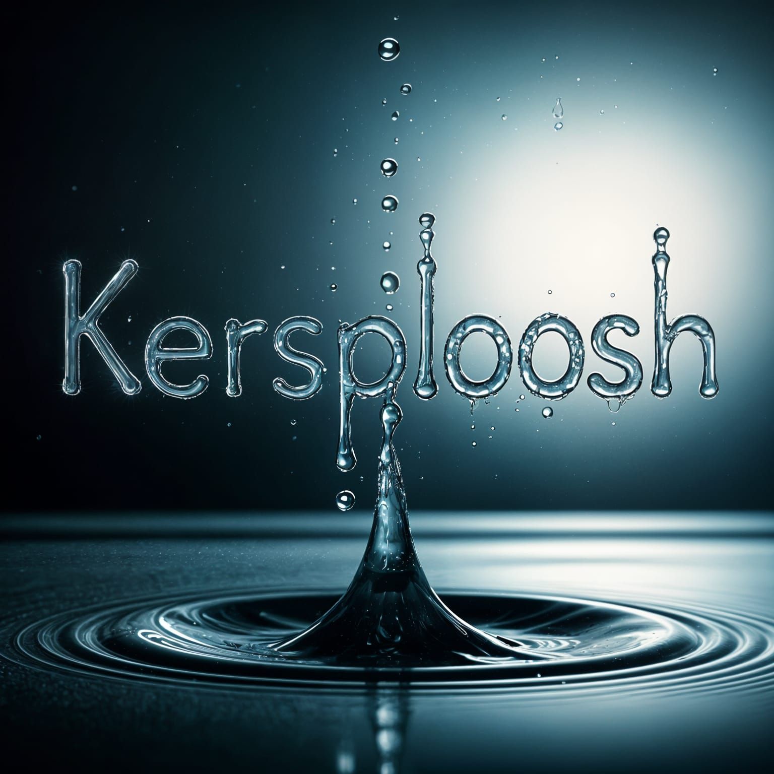 "Kersploosh" in Water Drops: Hyperrealistic Photorealism