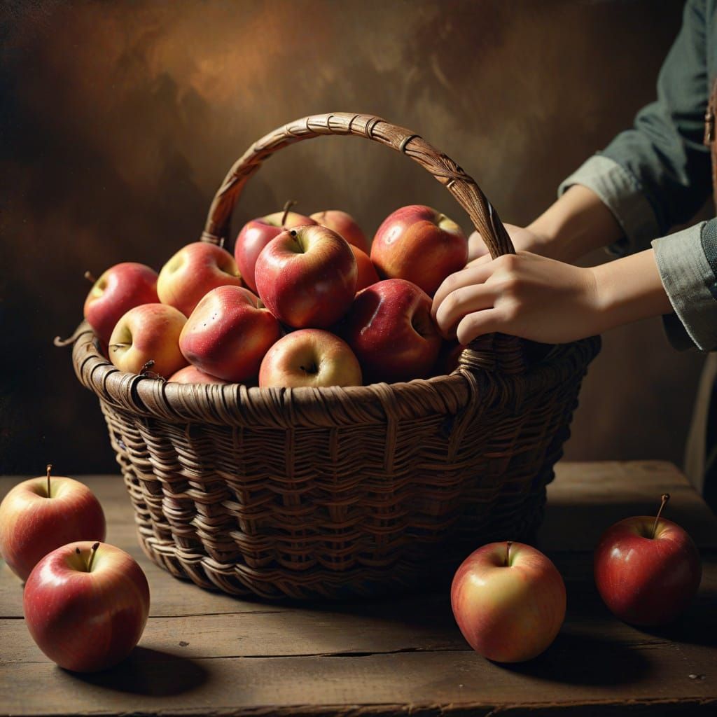 Basket of apples