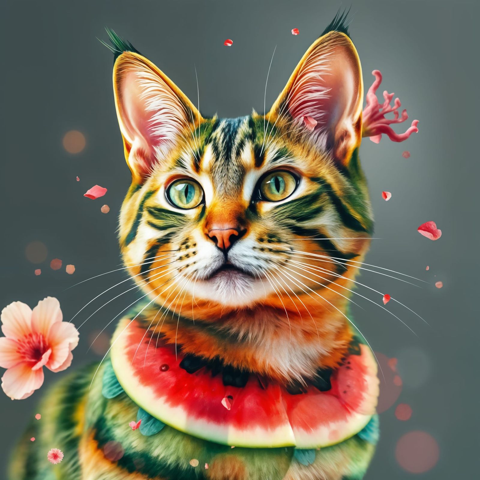 Watermelon - Cat Fruit Fusion. 2