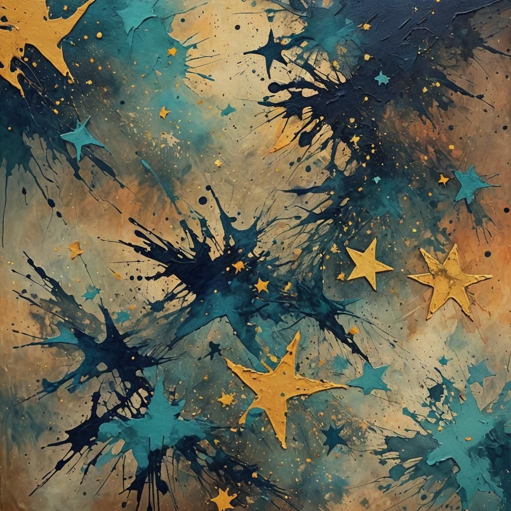 Abstract Art Exploring Existence and Ephemeral Nature