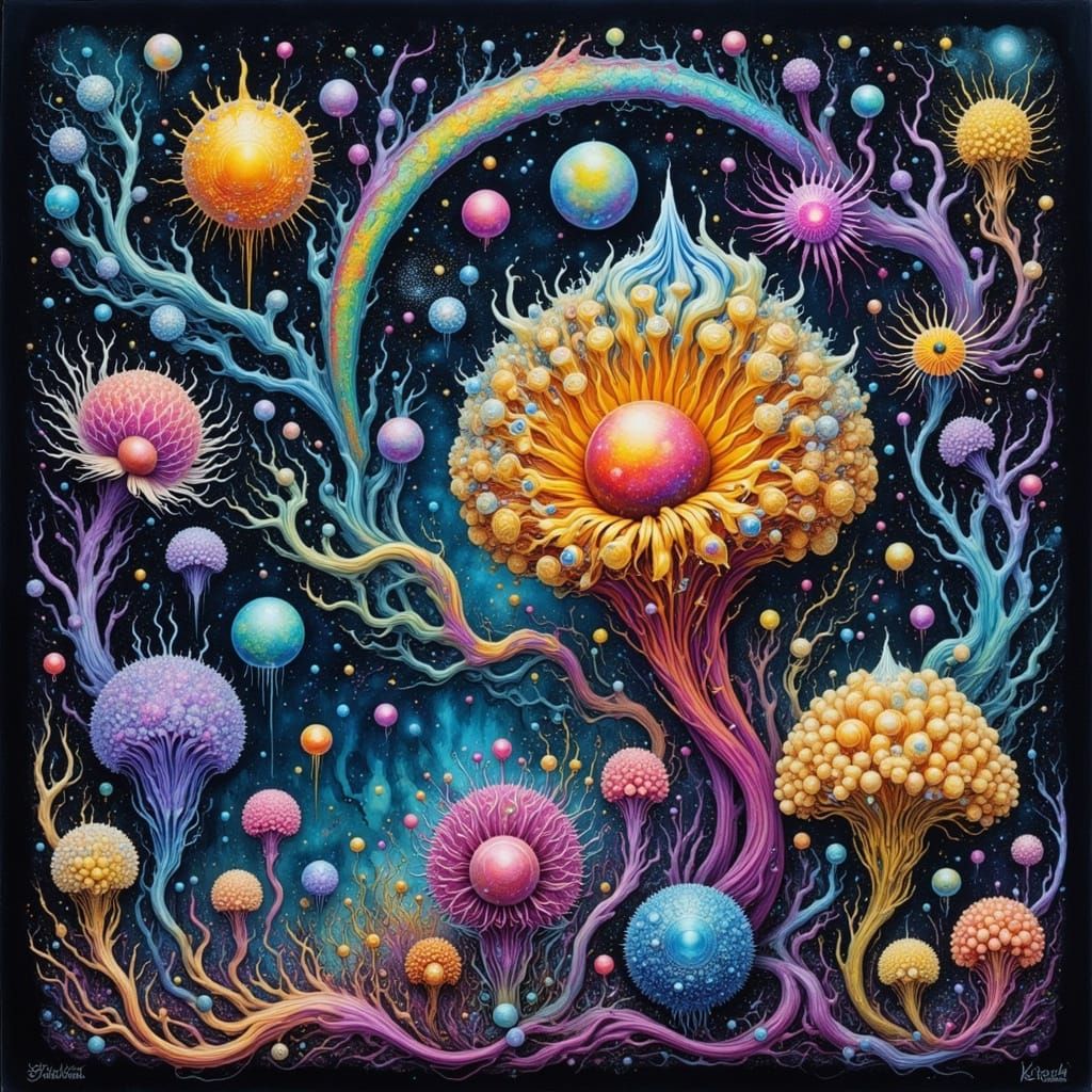 Surreal Macroscopic Landscape in a Dreamlike, Hyperrealistic...