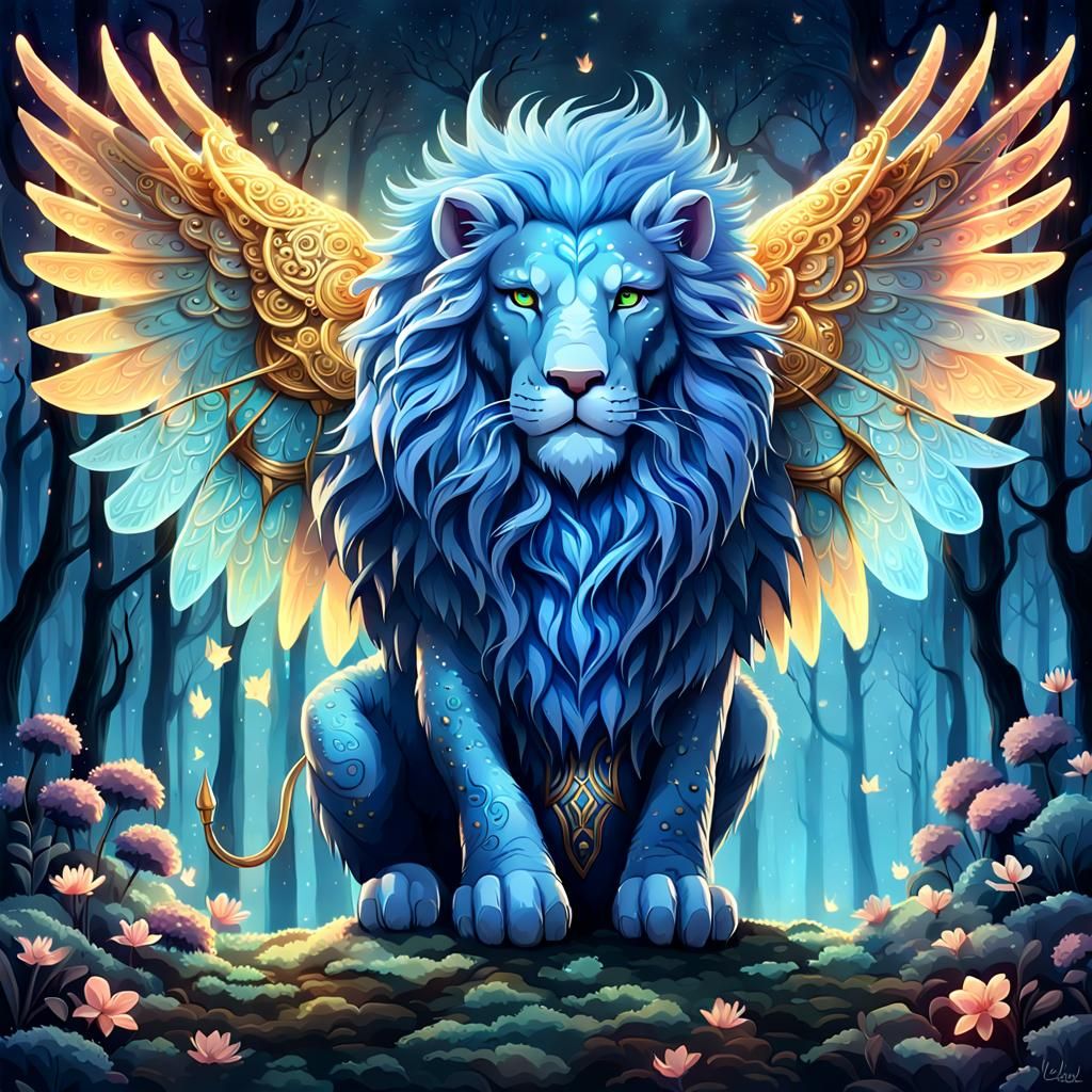 A mystical pet... Lion 🦁🦁🦁