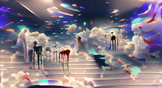 AI Generated Image of the Afterlife