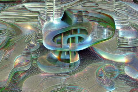 Futuristic Financial Viscosity: AI Generated Concept Art