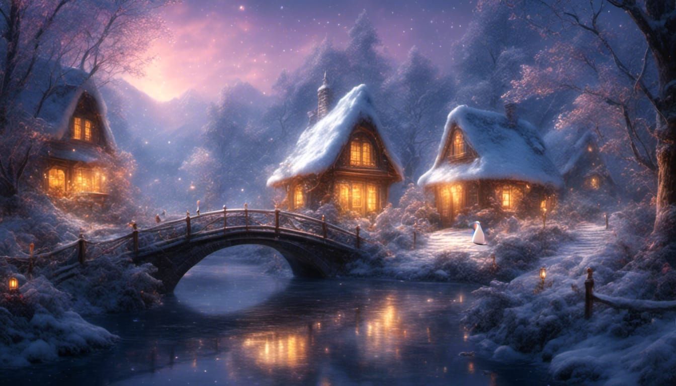 Whimsical Winter Wonderland in Enchanted Forest