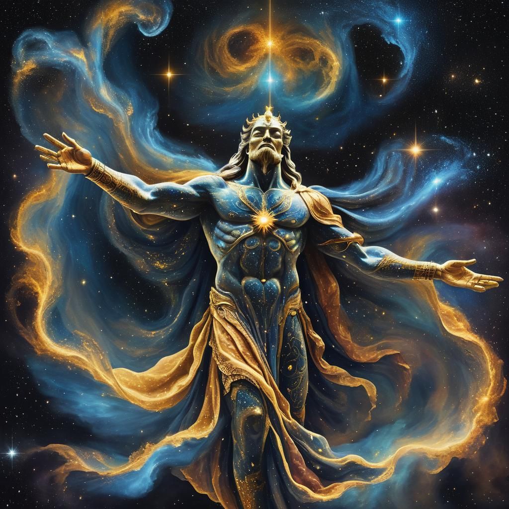 Cosmic God Emerges from Space-Time Rift
