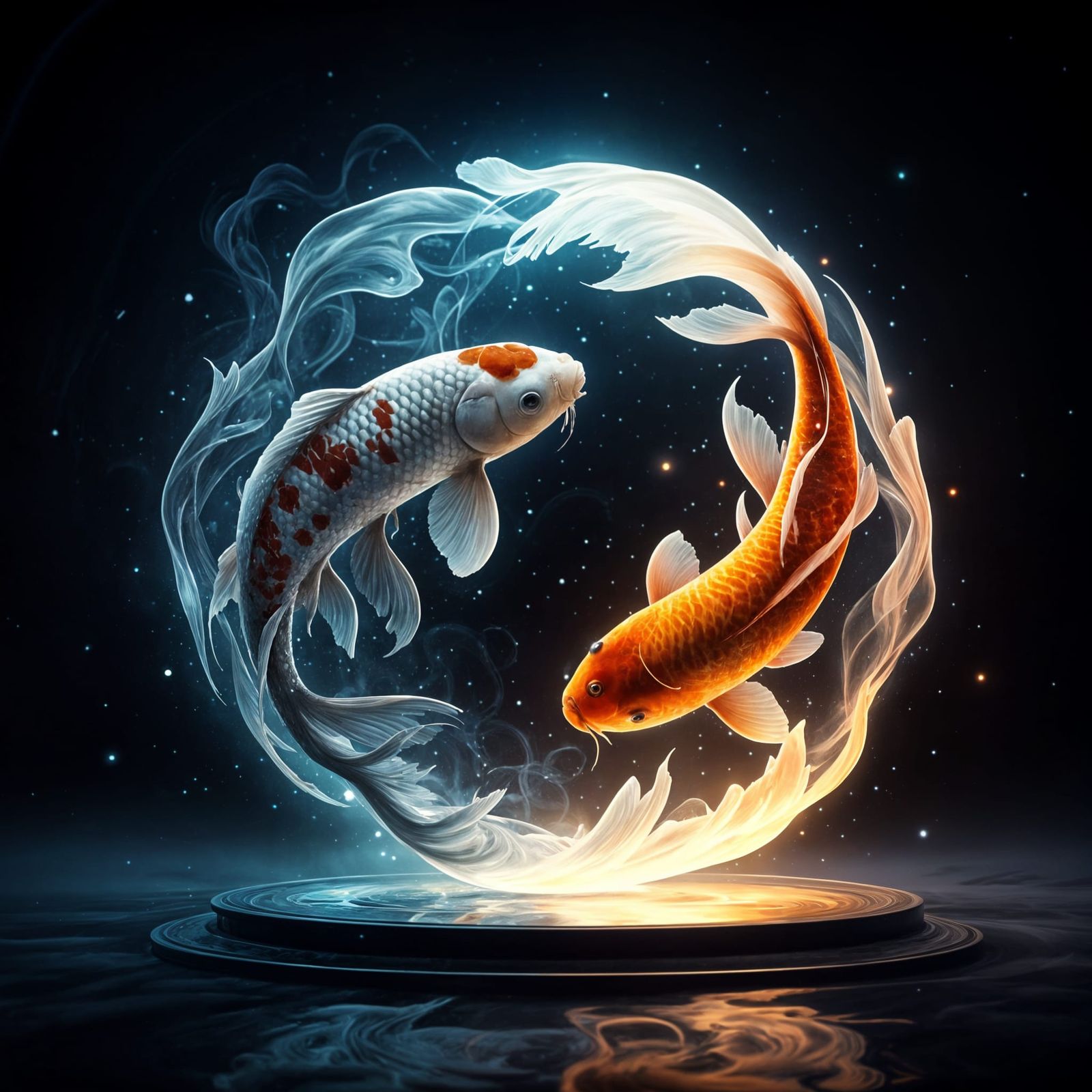 Koi fish orb