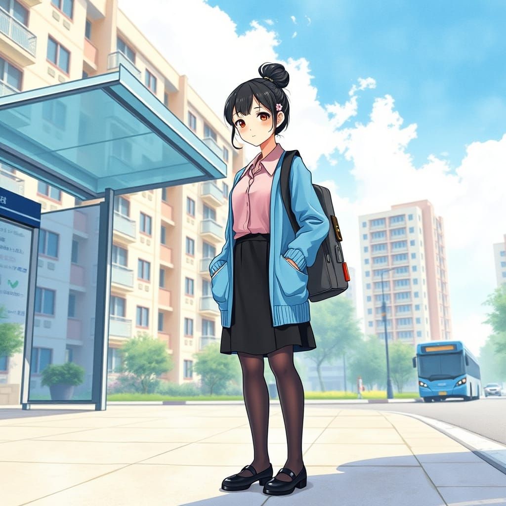 Kawaii Female Spy in Morning Sunlight