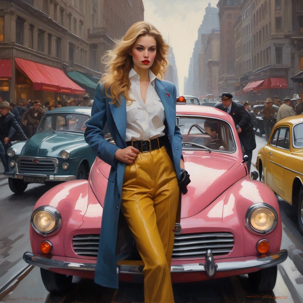 Epic Comic Book Battle in Manhattan