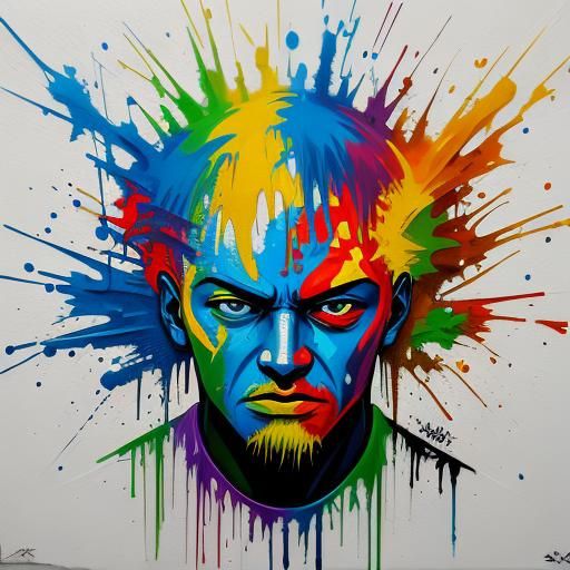 Graffiti Art Olympics in Splash Art Style