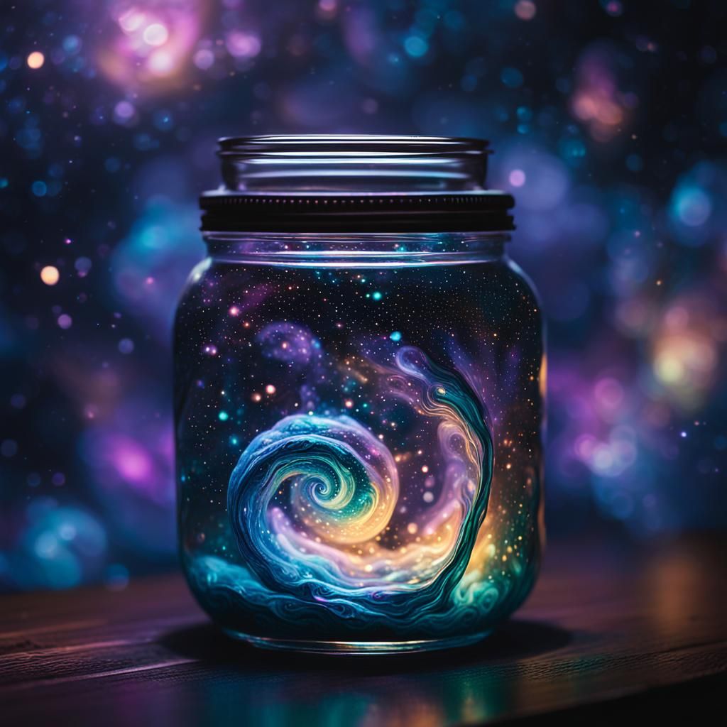 Galaxy in a Jar: Cosmic Concept Art