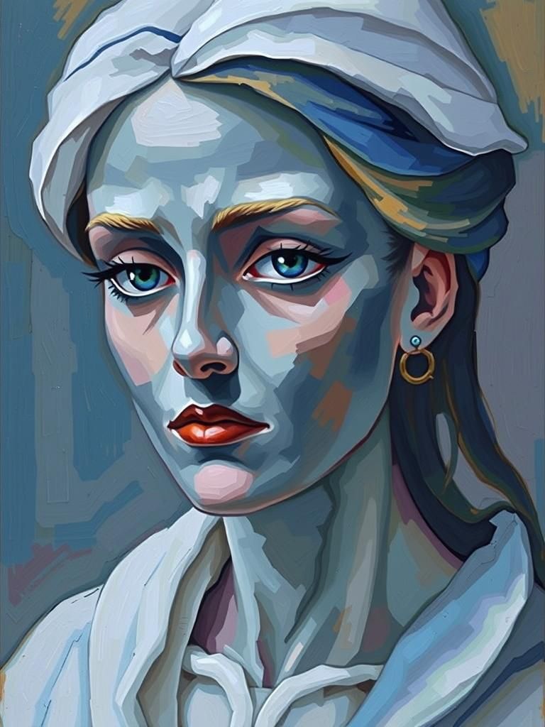 Cubist Mona Lisa Interpretation