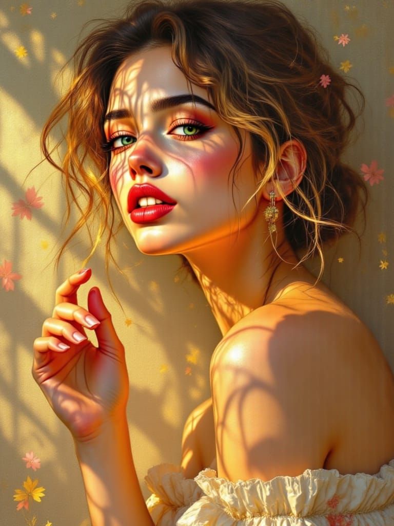 Ethereal Beauty in Golden Light