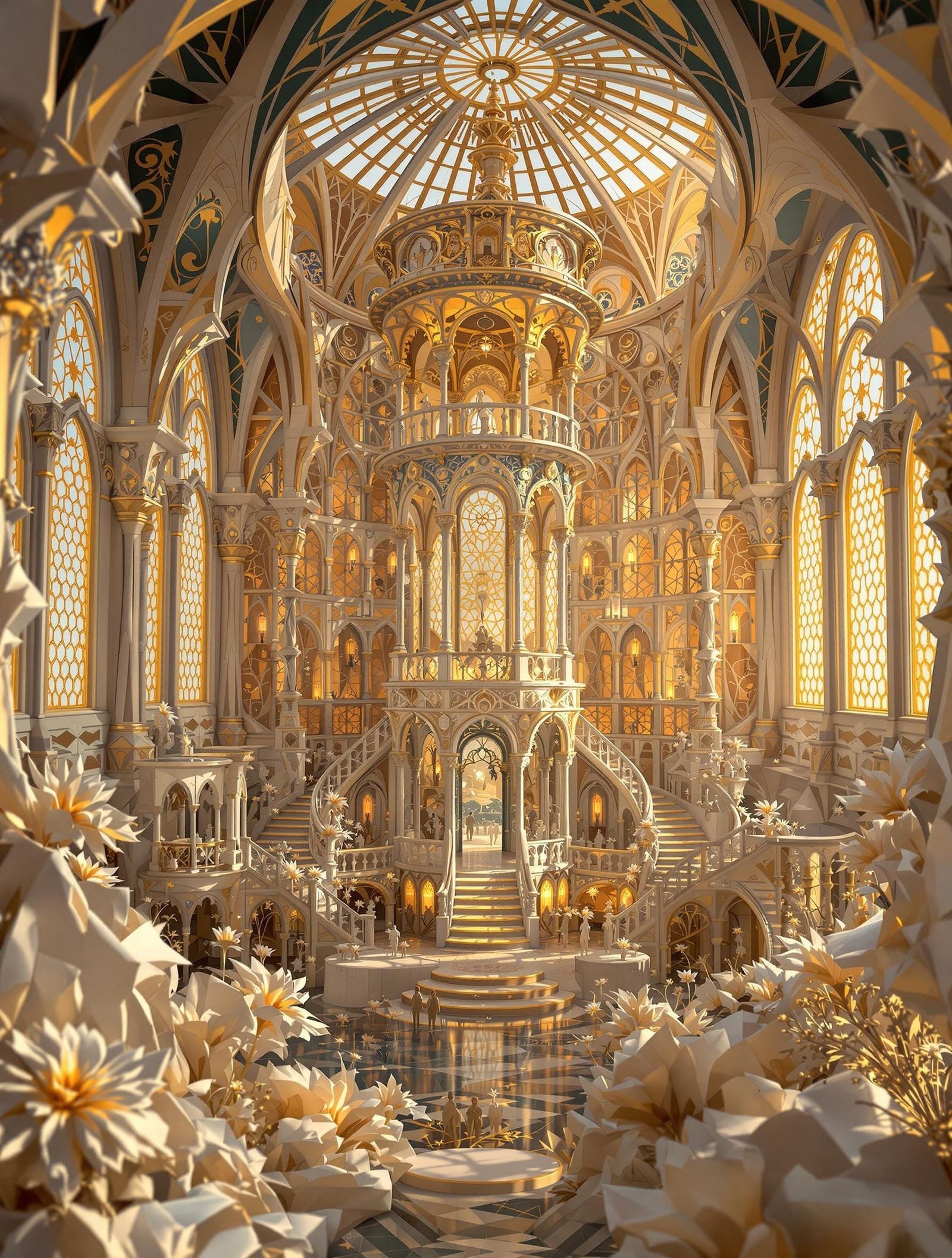 I Think I'm Going to Live Inside a Kirigami Palace