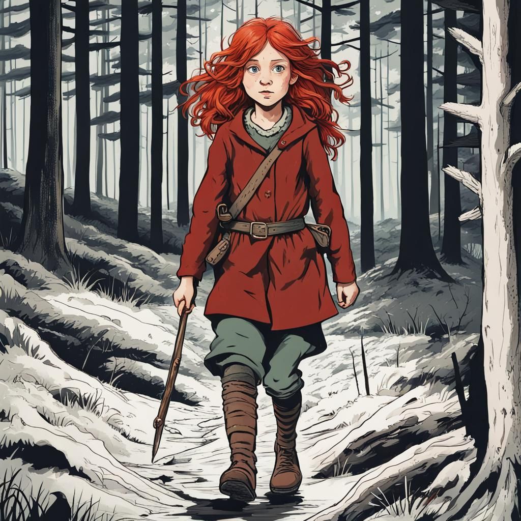 Ronja in Dark Forest: Astrid Lindgren's Brave Girl